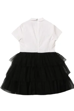 Abito in tulle con balze