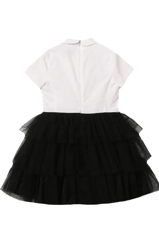 Abito in tulle con balze