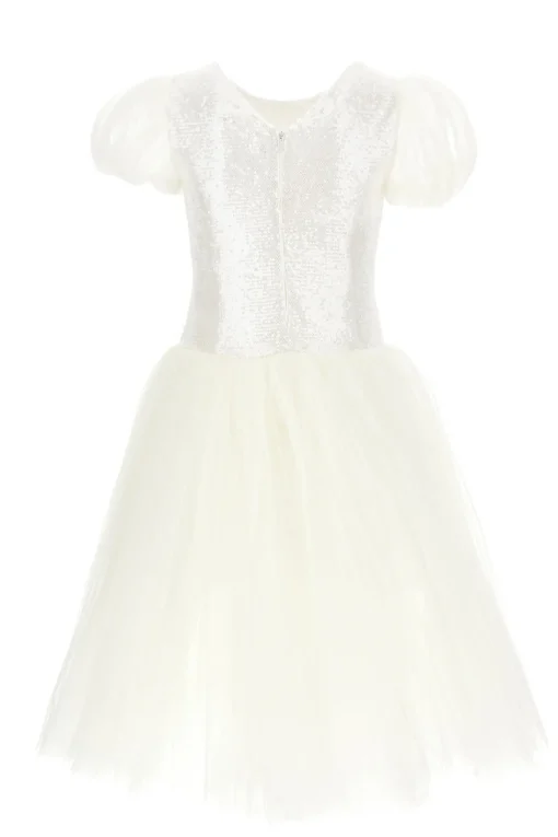 Abito in tulle con paillettes