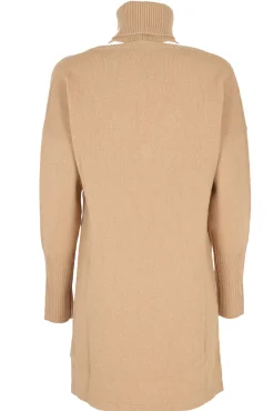 Abito longuette in lana e cashmere