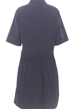 Abito lounguette in cotone con elastico vita