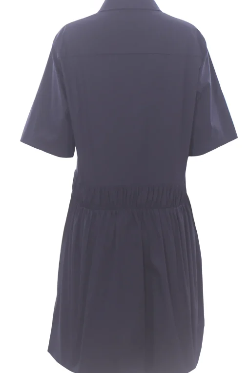 Abito lounguette in cotone con elastico vita