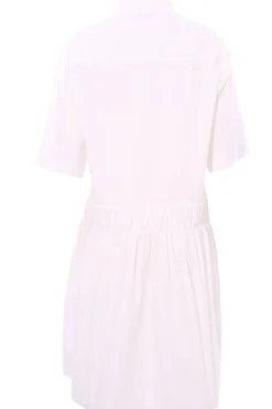 Abito lounguette in cotone con elastico vita