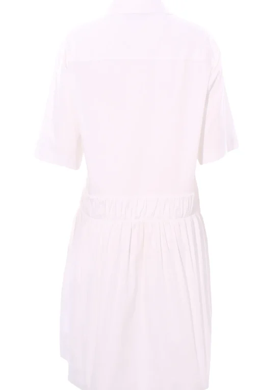 Abito lounguette in cotone con elastico vita