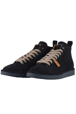 ankle boot ribbed suede
