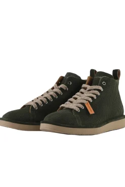 ankle boot ribbed suede
