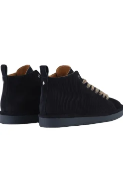 ankle boot ribbed suede