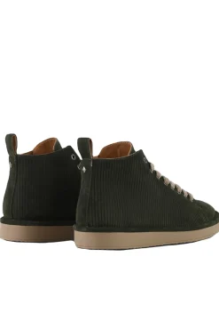 ankle boot ribbed suede
