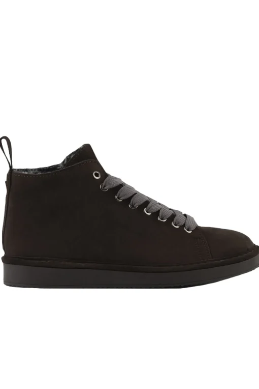 ankle boot suede faux fur lining