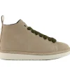 Ankle boot suede faux fur lining