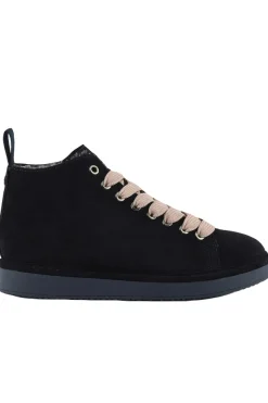 Ankle boot suede faux fur lining