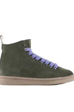 Ankle boot suede faux fur lining