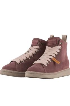 Ankle boot suede faux fur lining