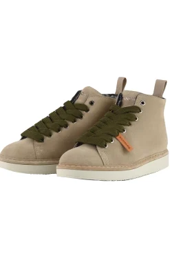 Ankle boot suede faux fur lining