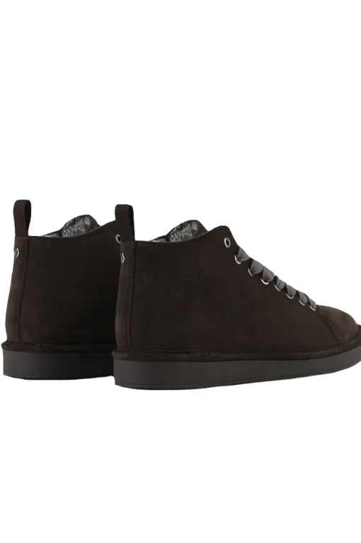 ankle boot suede faux fur lining