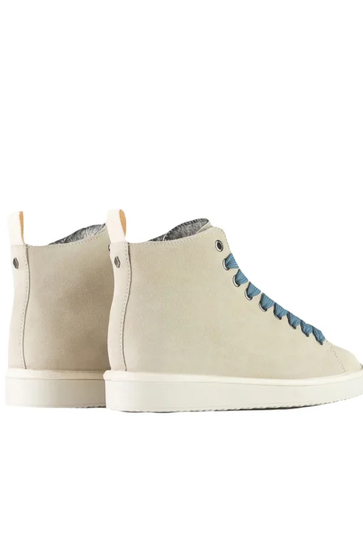 Ankle boot suede faux fur lining