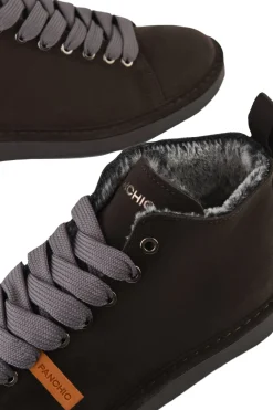 ankle boot suede faux fur lining