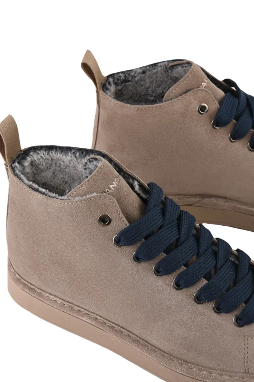 ankle boot suede faux fur lining