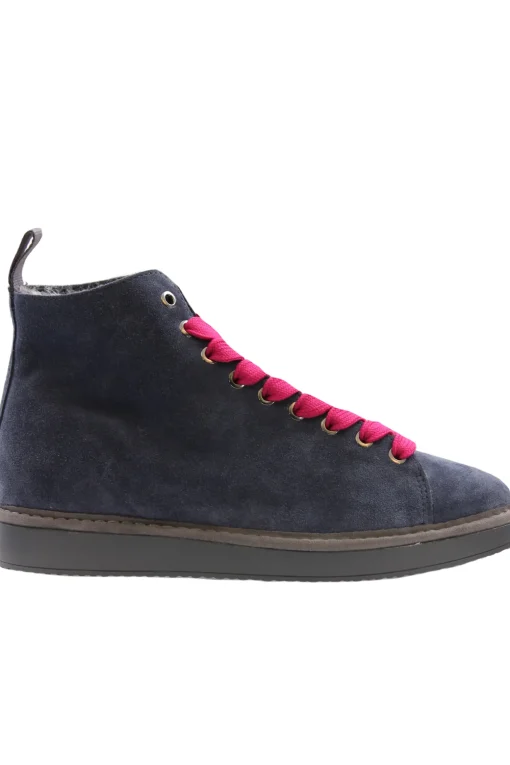 Ankle boot suede lined faux fur