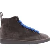 Ankle boot suede lined faux fur