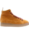 Ankle boot suede lined faux fur