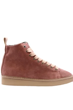 Ankle boot suede lined faux fur