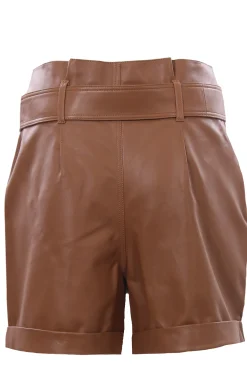 Bermuda in pelle