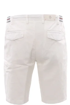 Bermuda jogger in cotone e lino