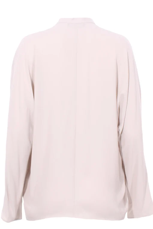 Blusa in crepe di seta