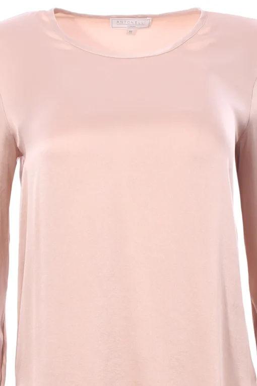 Blusa in raso stretch