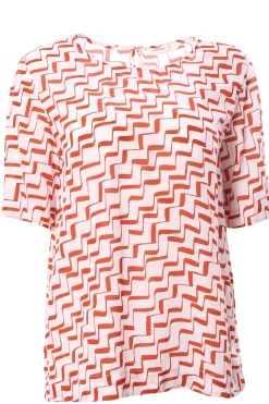 Blusa in viscosa stampata