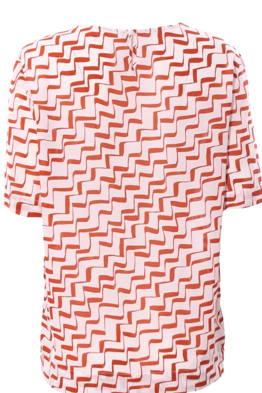 Blusa in viscosa stampata