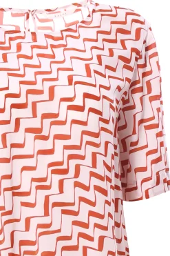 Blusa in viscosa stampata