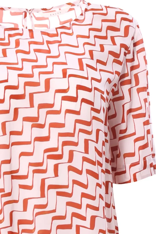 Blusa in viscosa stampata