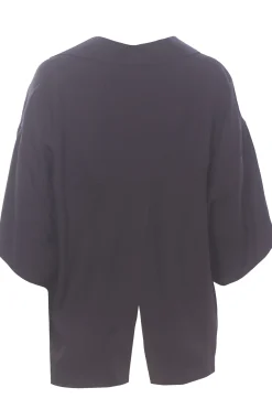 Blusa polo in viscosa