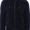 Bomber in suede con interno in cashemere e seta