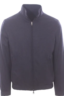 bomber reversibile in tecno cashmere e nylon