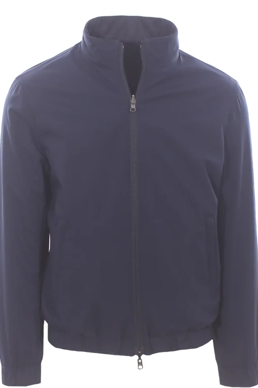 bomber reversibile in tecno cashmere e nylon