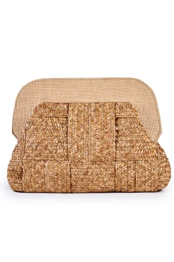 Borsa a mano in rafia