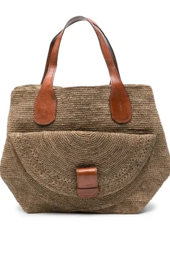 Borsa a mano in rafia