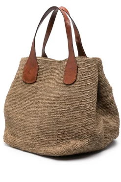 Borsa a mano in rafia