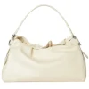 Borsa a mano puffy soft in pelle con tracolla