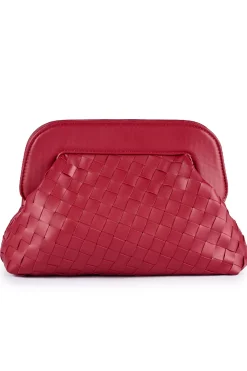 Borsa a spalla intrecciata