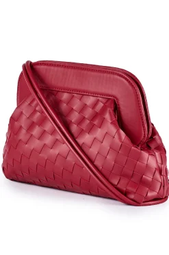 Borsa a spalla intrecciata