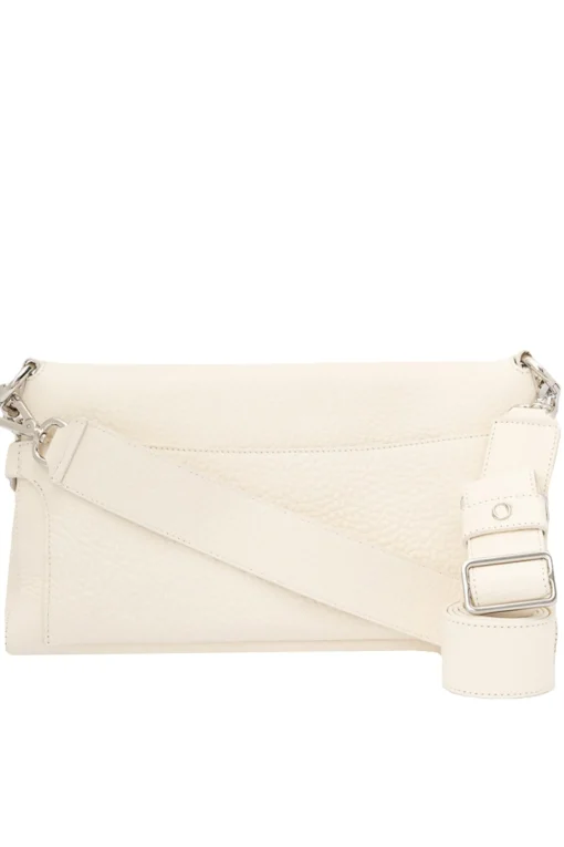 Borsa a spalla missy longuette soft in pelle con catena
