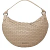 Borsa dumpling nappa woven large in pelle intrecciata