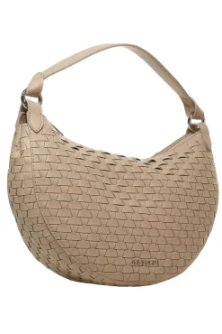 Borsa dumpling nappa woven large in pelle intrecciata