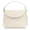 borsa nana small soft in pelle martellata con tracolla