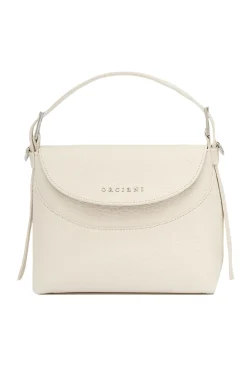 borsa nana small soft in pelle martellata con tracolla