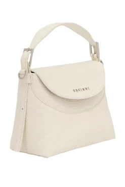 borsa nana small soft in pelle martellata con tracolla